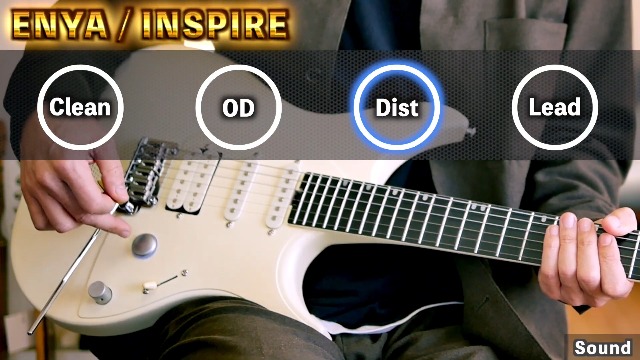 エレキギター (クリーム) Enya Inspire 39【訳アリ】 Enya Inspire: カーボンファイバースーパーSTスマートギター